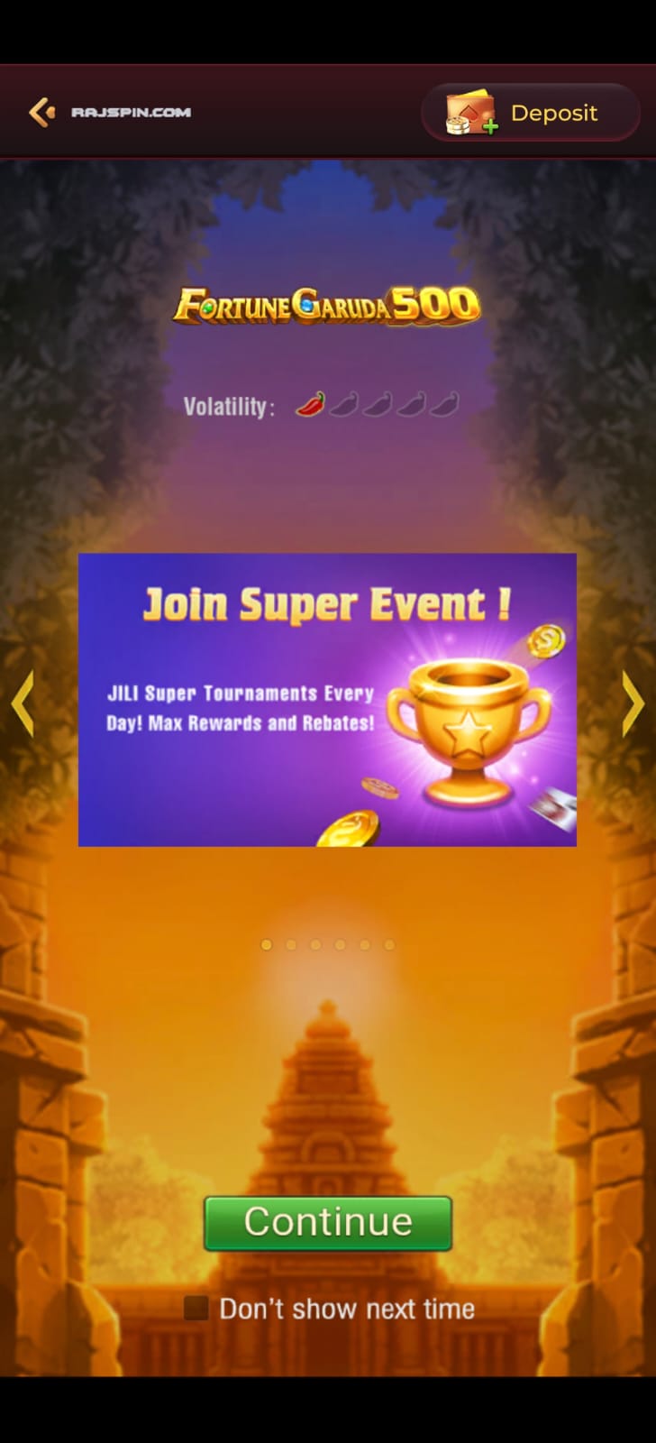 rajspingame