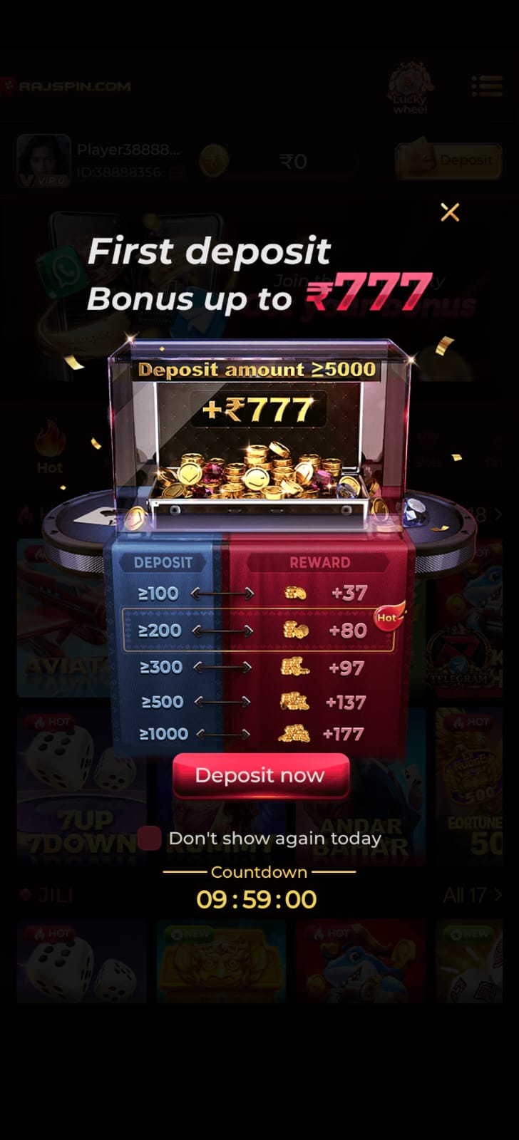 rajspin gem